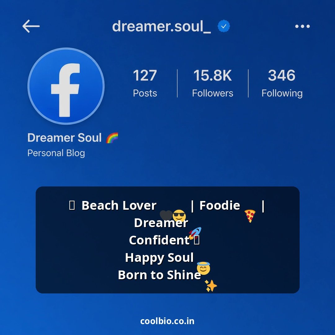 best facebook bio