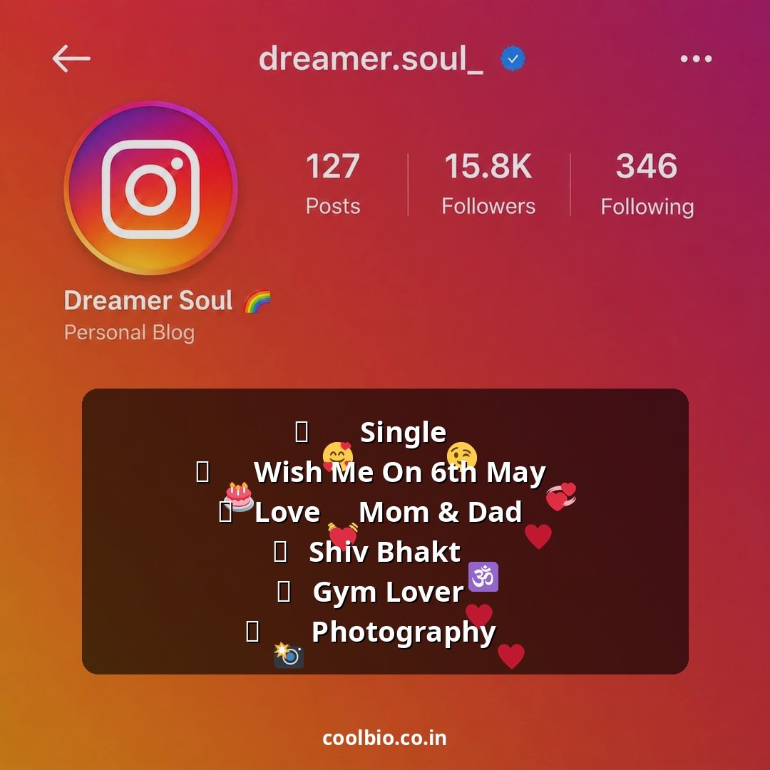 broken bio for instagram
