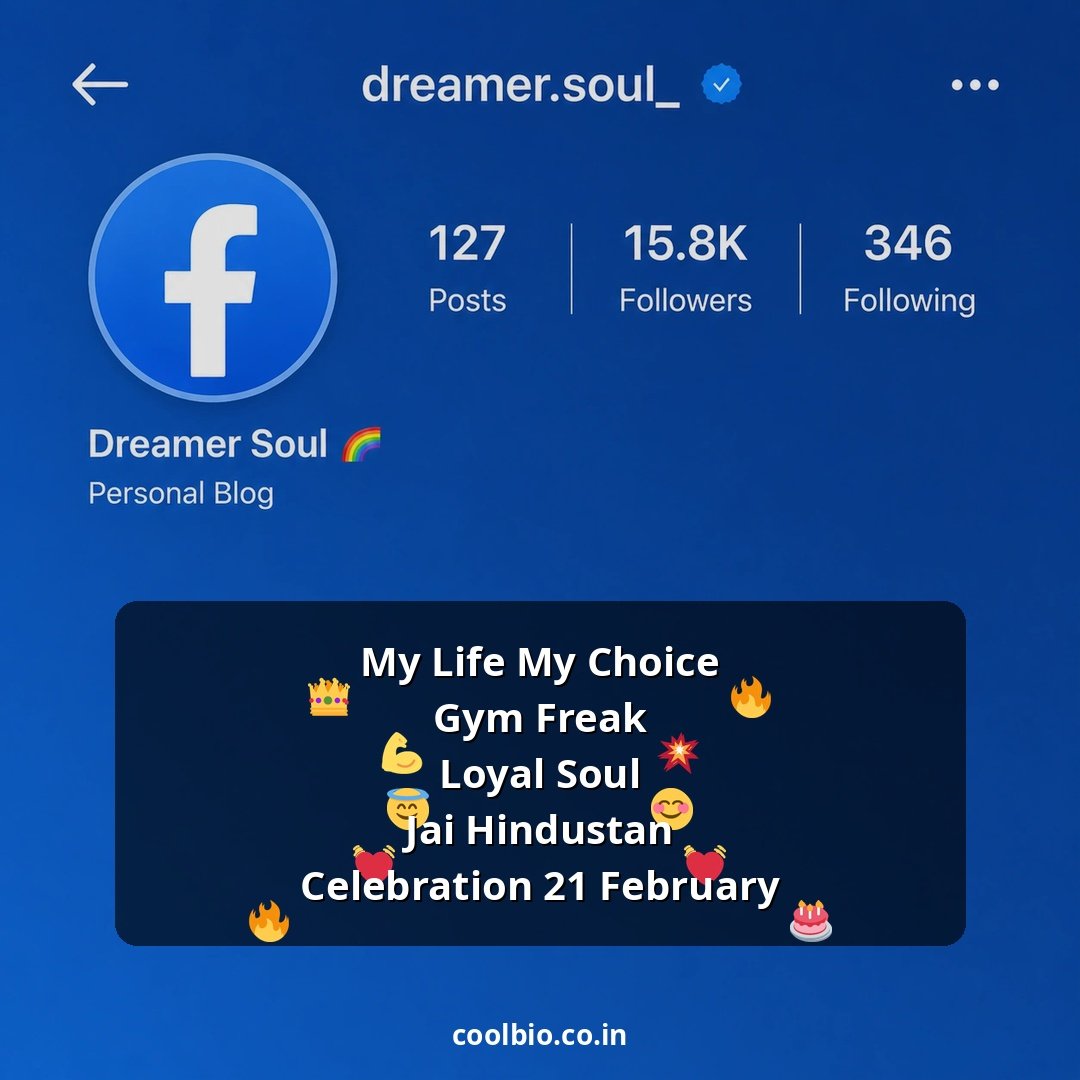 facebook vip bio