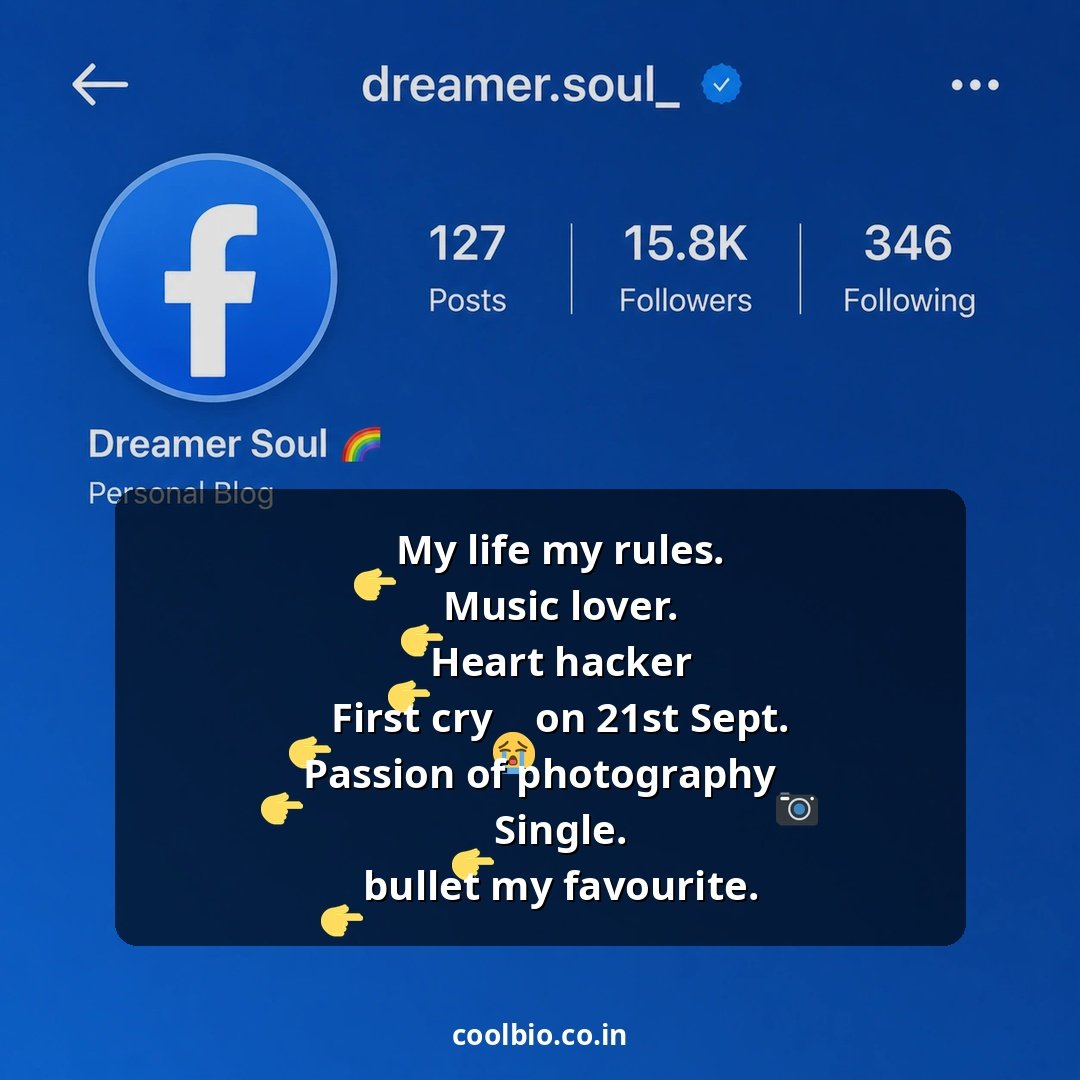 facebook vip bio