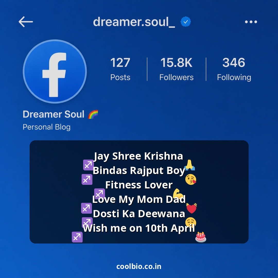 facebook vip bio