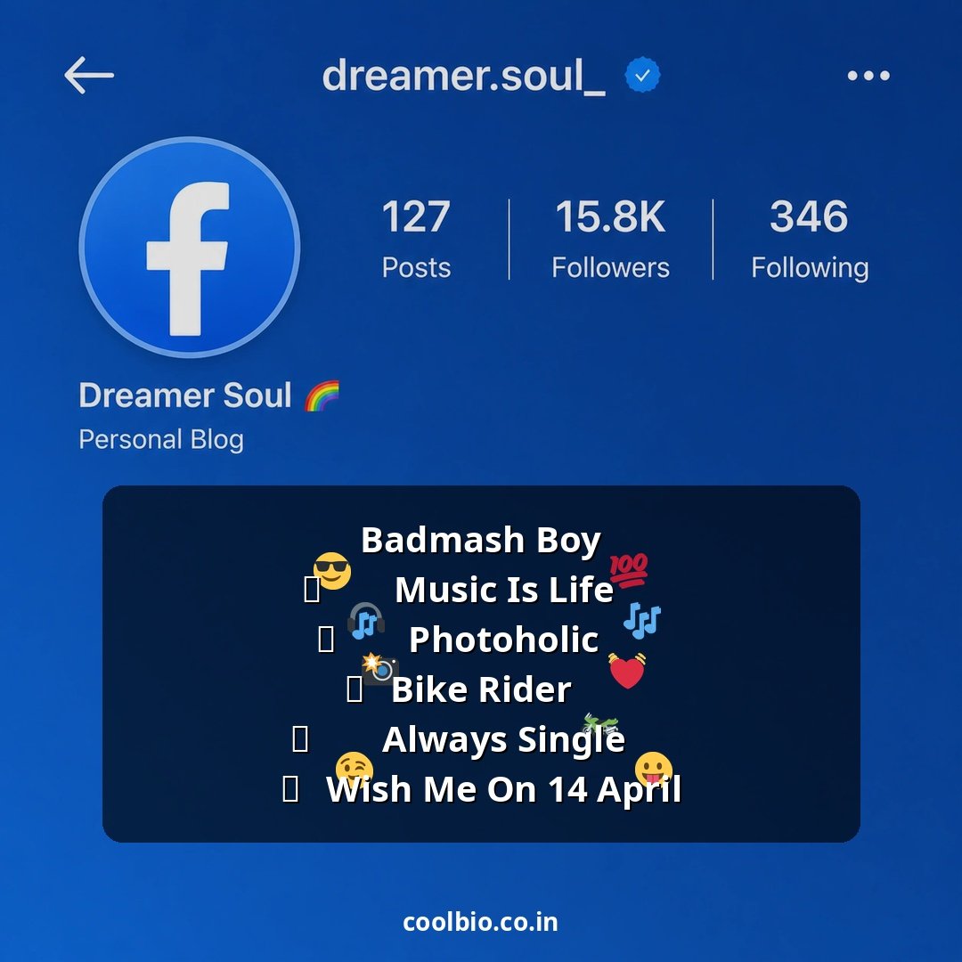 facebook vip bio