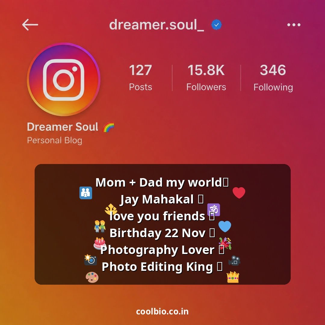 hindu bio for instagram