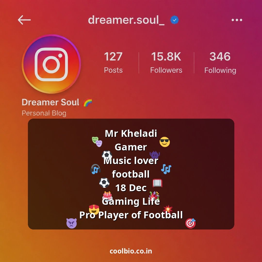 instagram bio