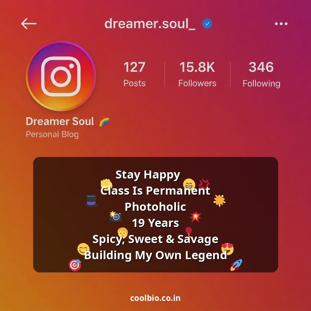 instagram bio