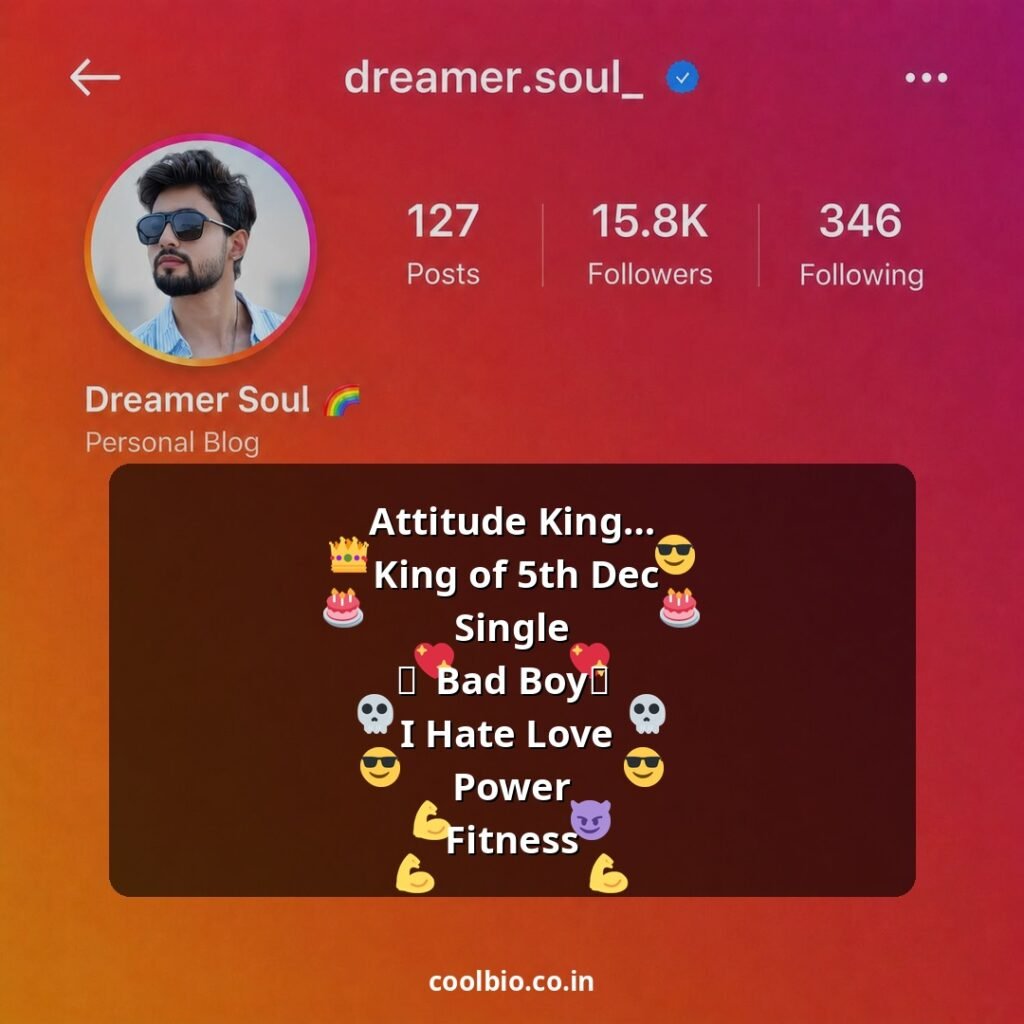 instagram bio for boys