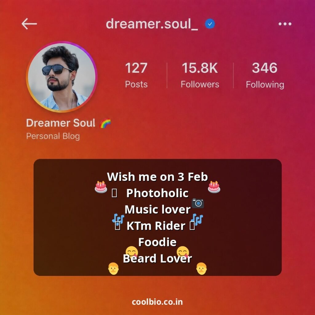 instagram bio for boys