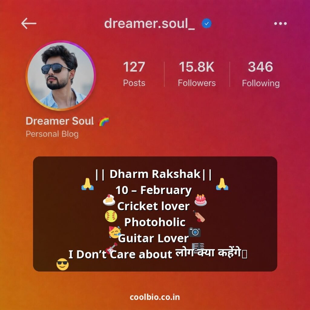 instagram bio for boys