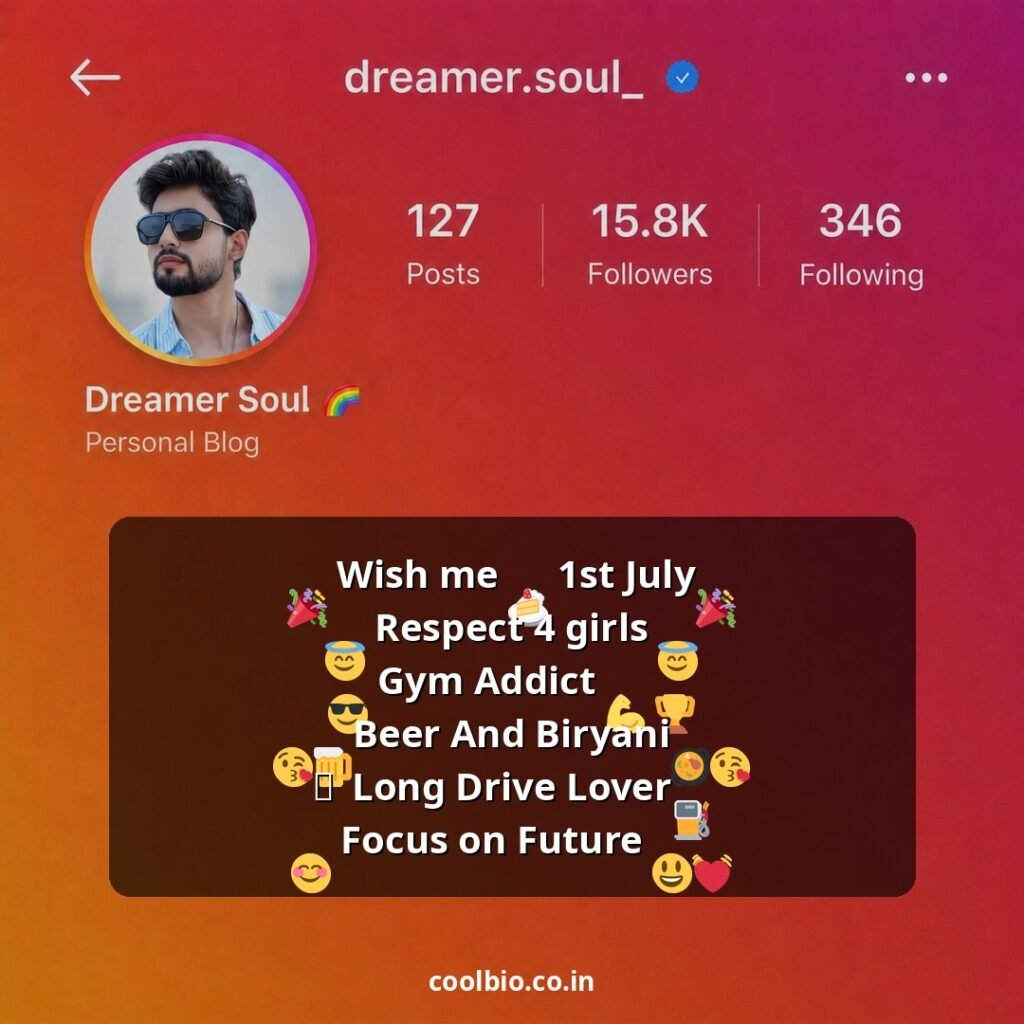 instagram bio for boys