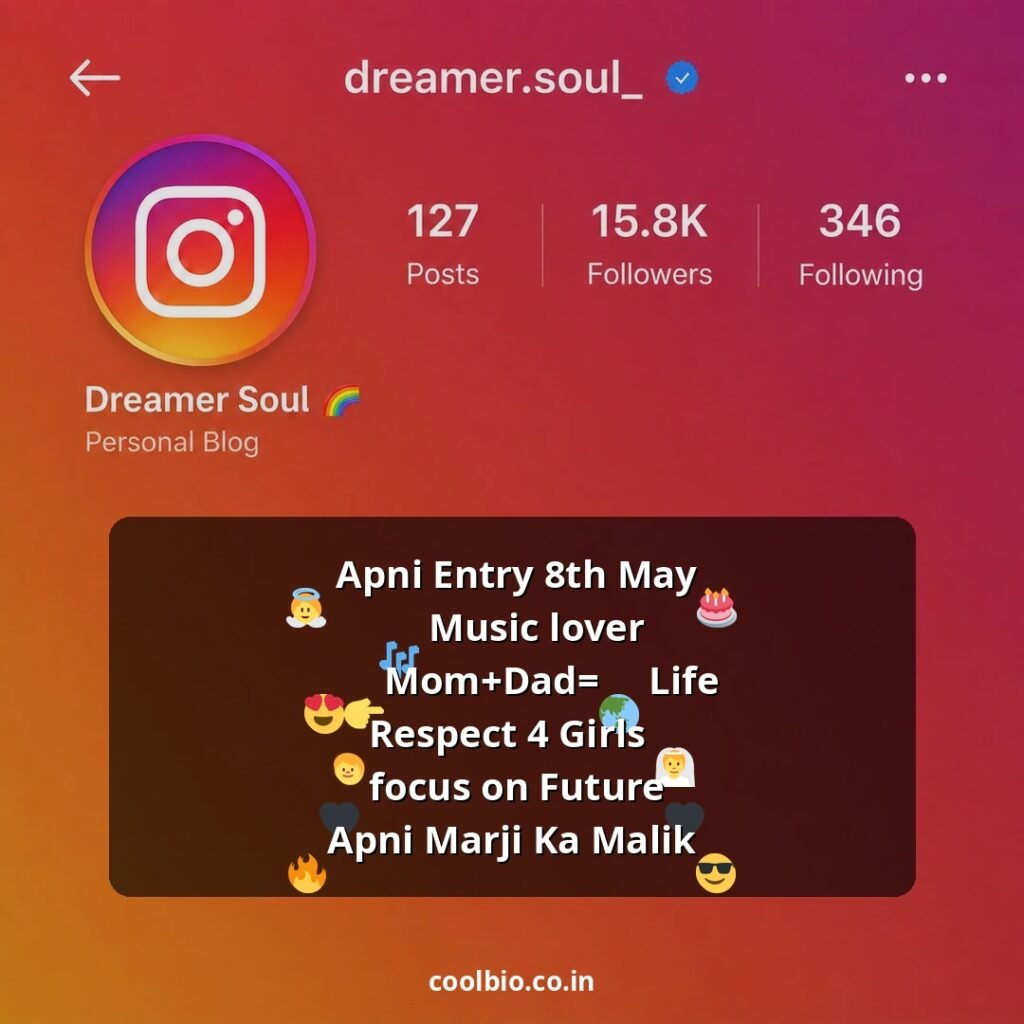 instagram bio in hindi
