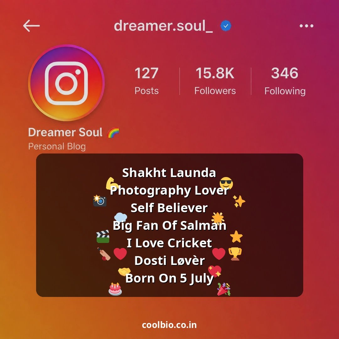 instagram bio shayari
