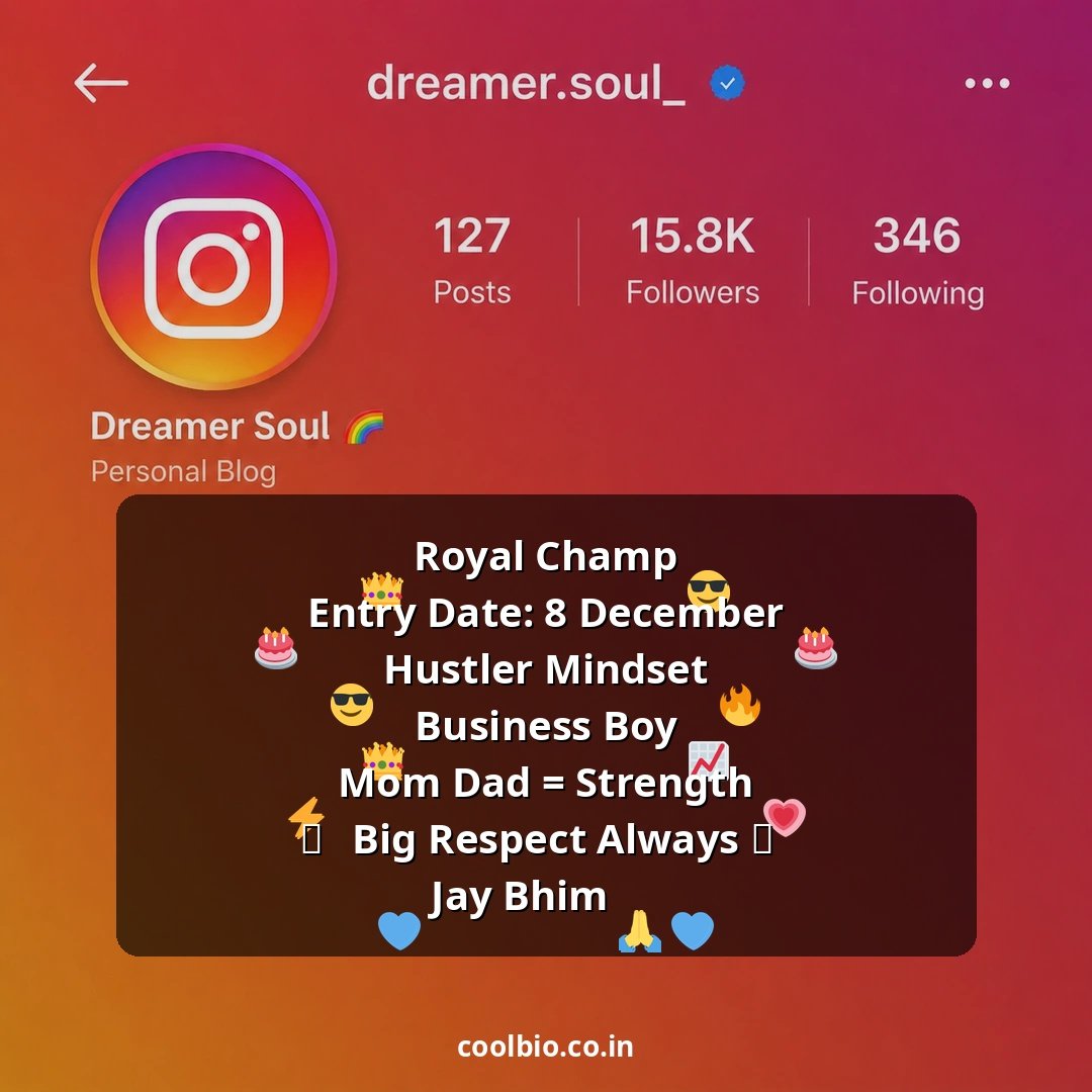 jay bhim bio for instagram