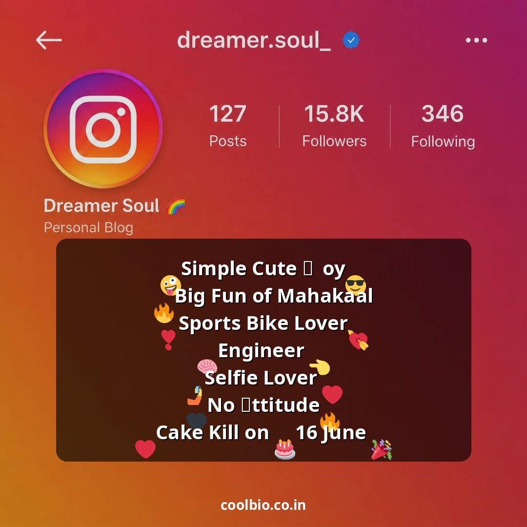 mahakal bio for instagram