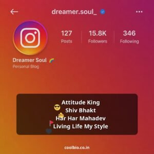 mahakal bio for instagram