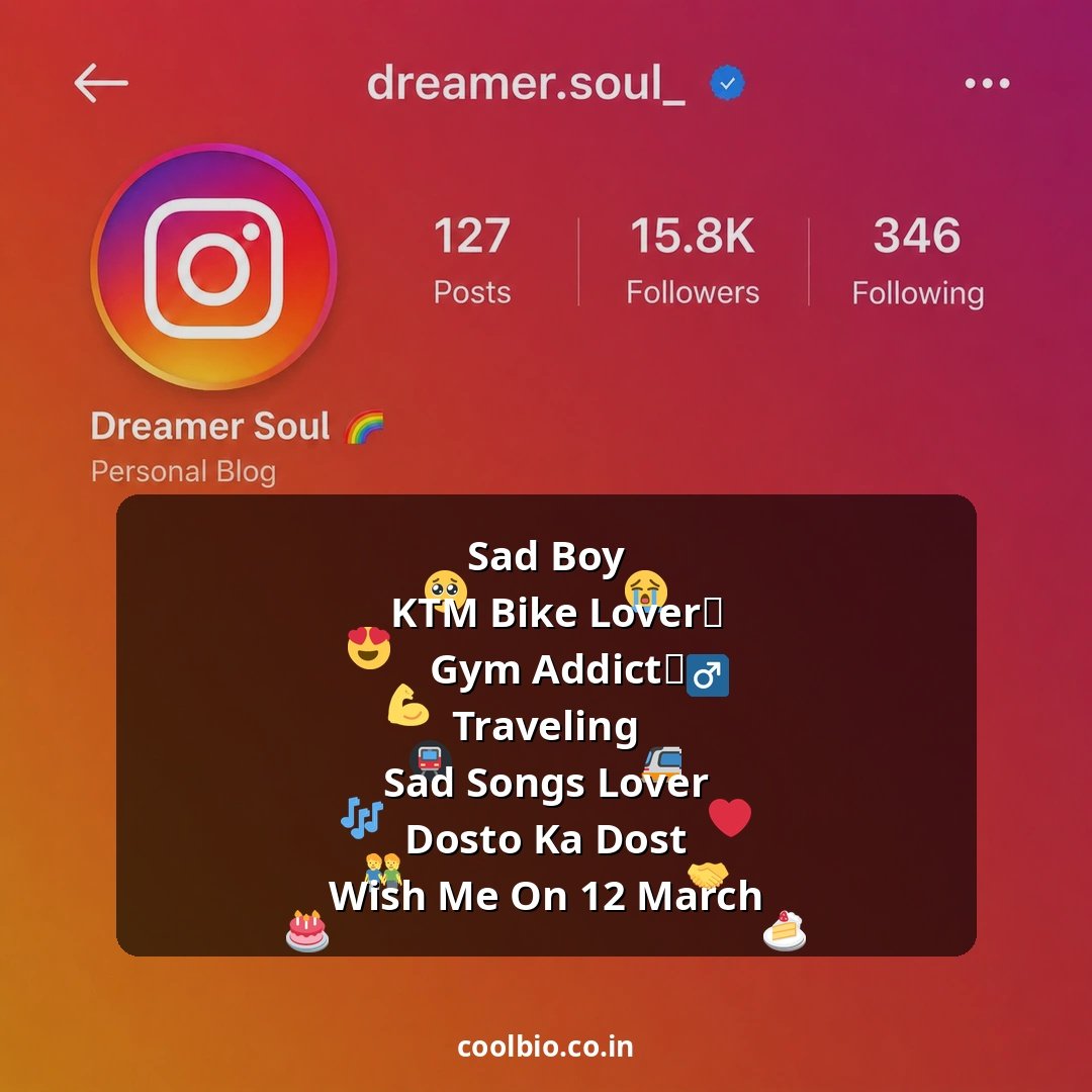 sad bio for instagram