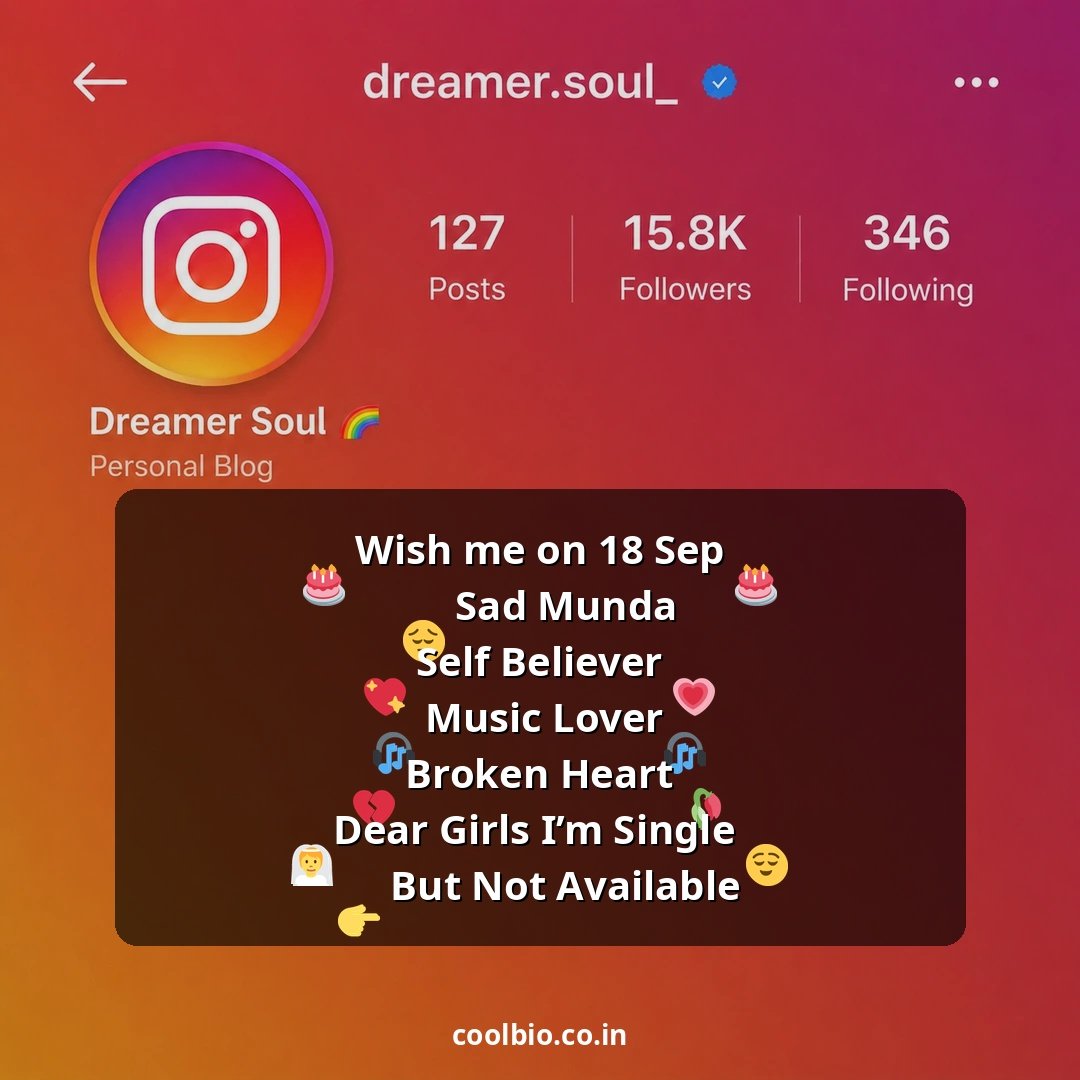 sad bio for instagram
