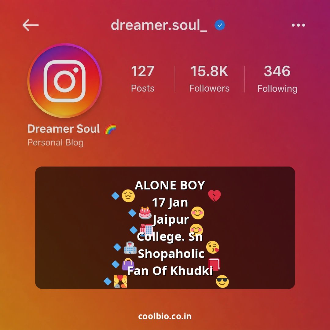 sad bio for instagram